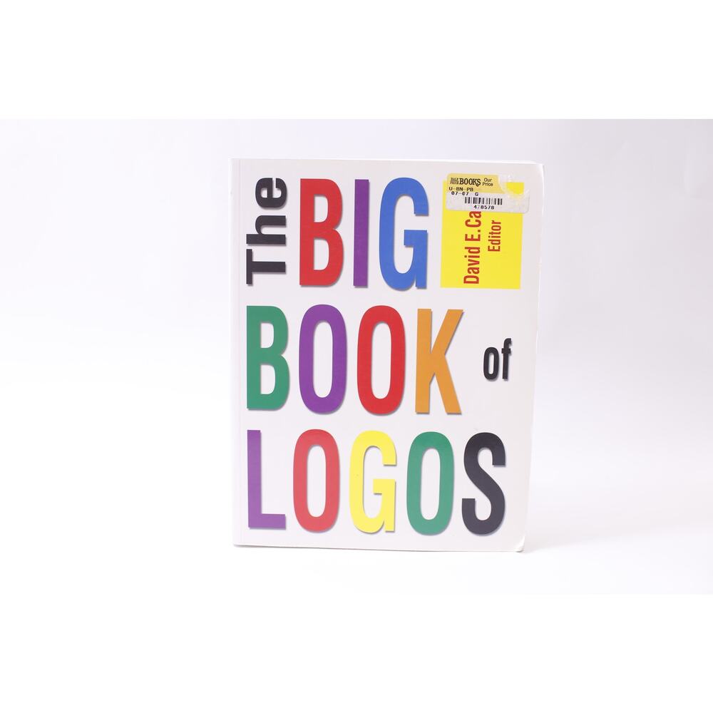 The Big Book of Logos, David E Carter, Art Book, Design, Vintage~ 250910-WH 1350